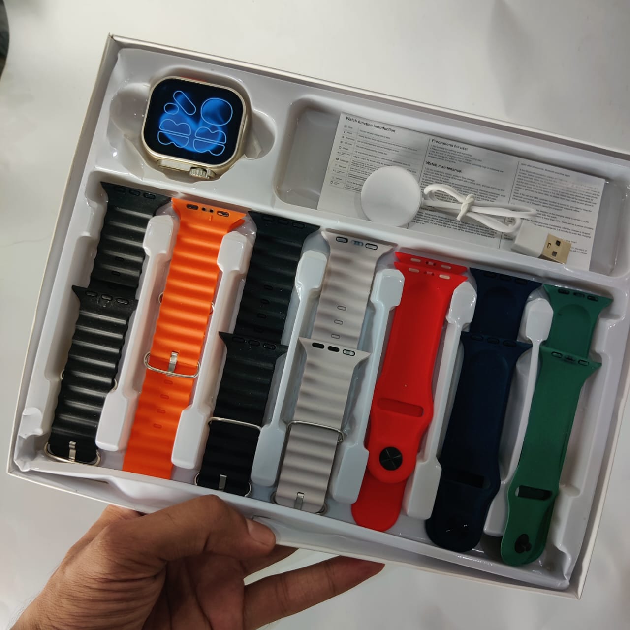 7 straps smart watch