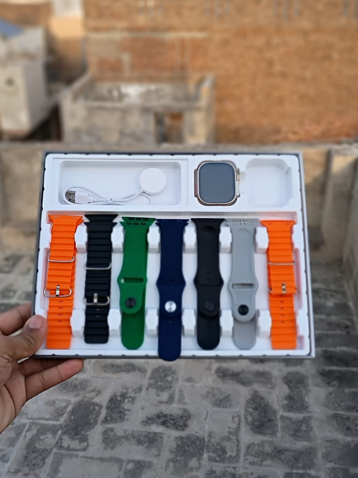 7 in 1 Ultra Watch | Free Earbuds